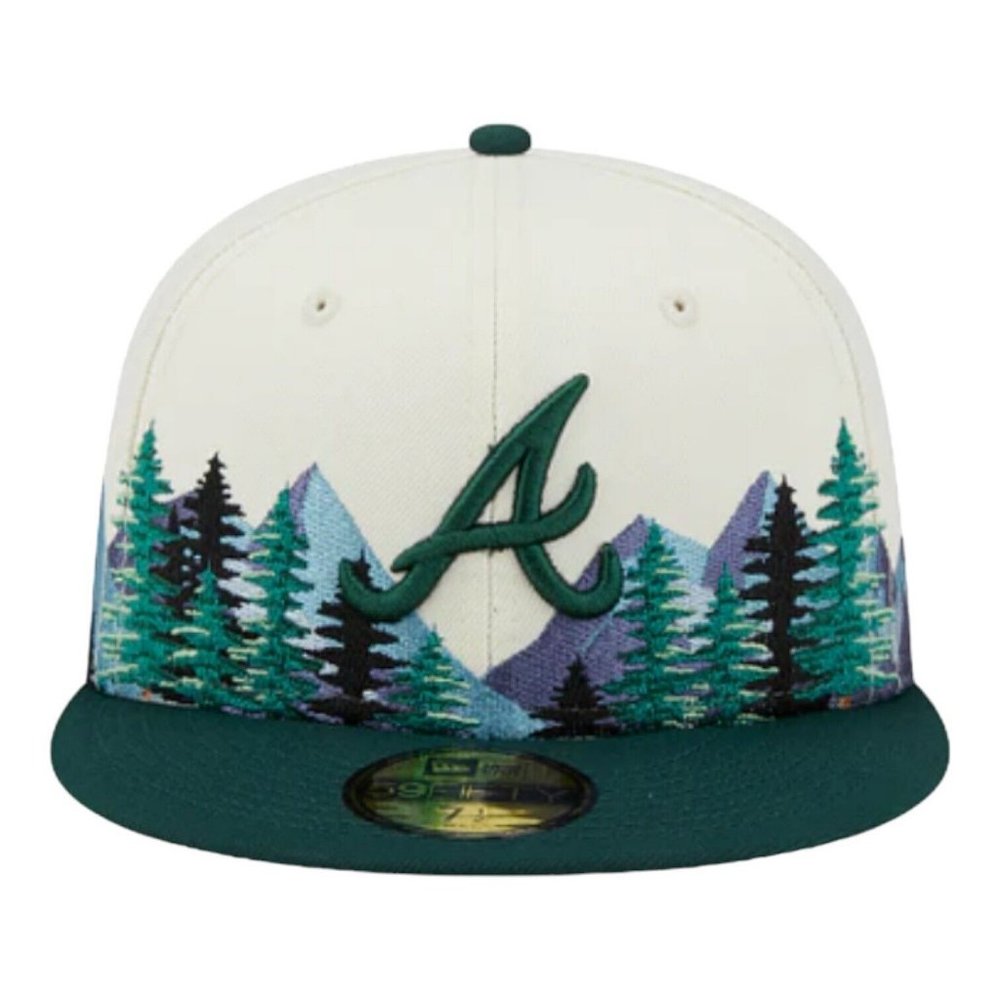 New Era Atlanta Braves Outdoor Collection 59FIFTY Fitted Hat Cap - Picture 3 of 8